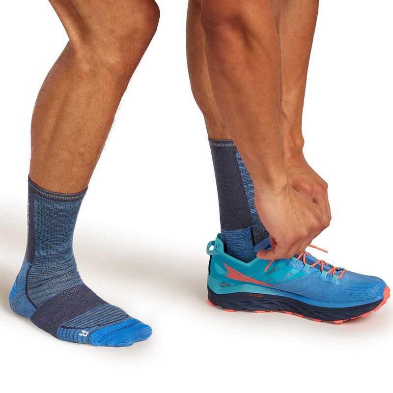 Icebreaker M Merino Blend Run+ Ultralight Crew Fusion Dye image number 1